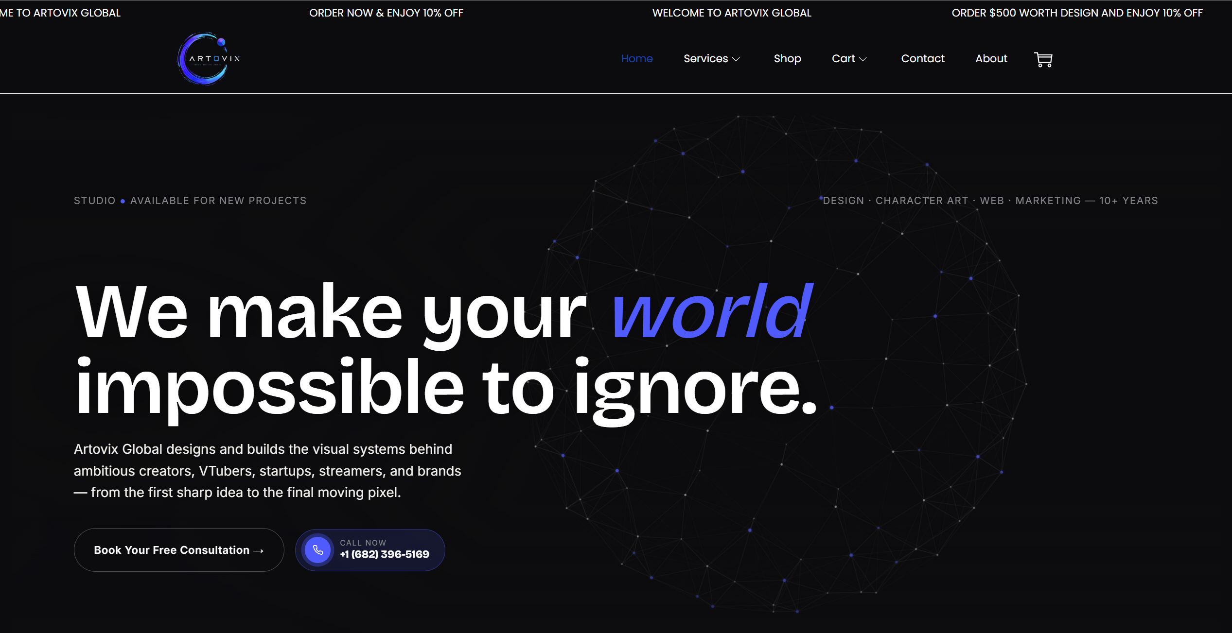 Artovix Global — Business Website Development